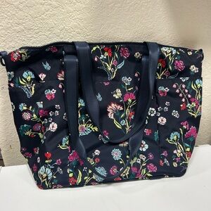 Vera Bradley Navy Floral Tote